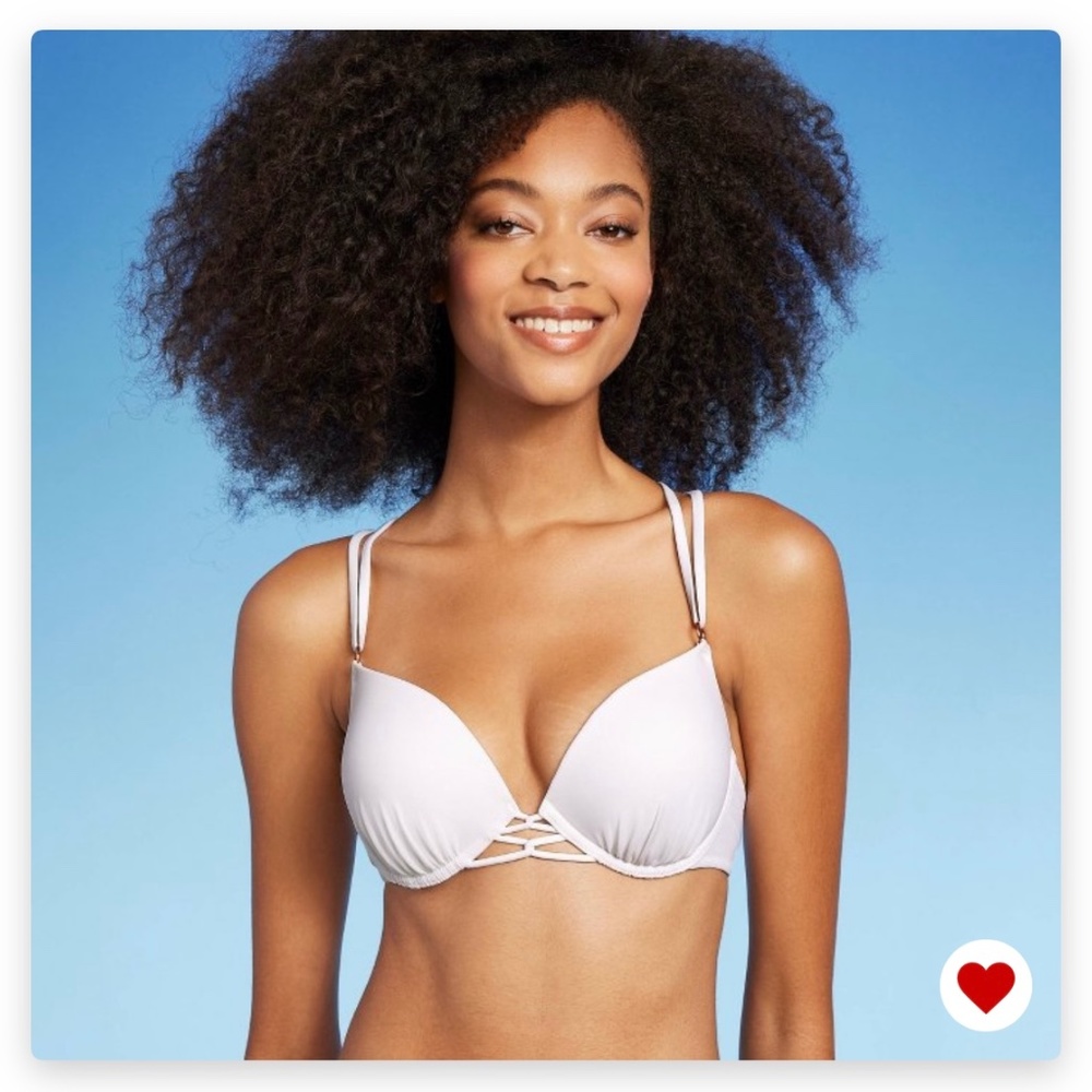 Women’s 38B White Swimsuit Top